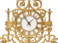 An Adamesque Gilt-Bronze Wall Clock in the Style of Edward F. Caldwell