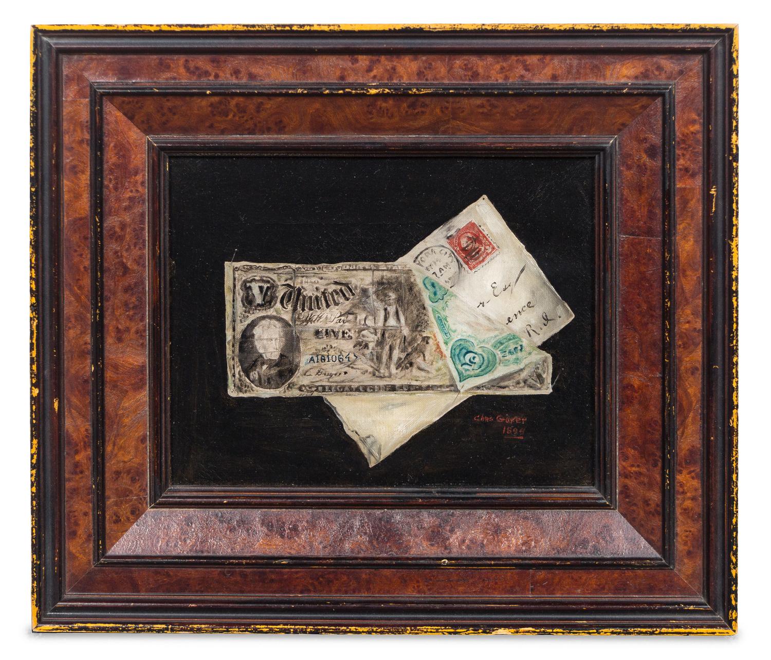 Charles Guyer, (American, 19th Century), Five Dollar Bill, 1894