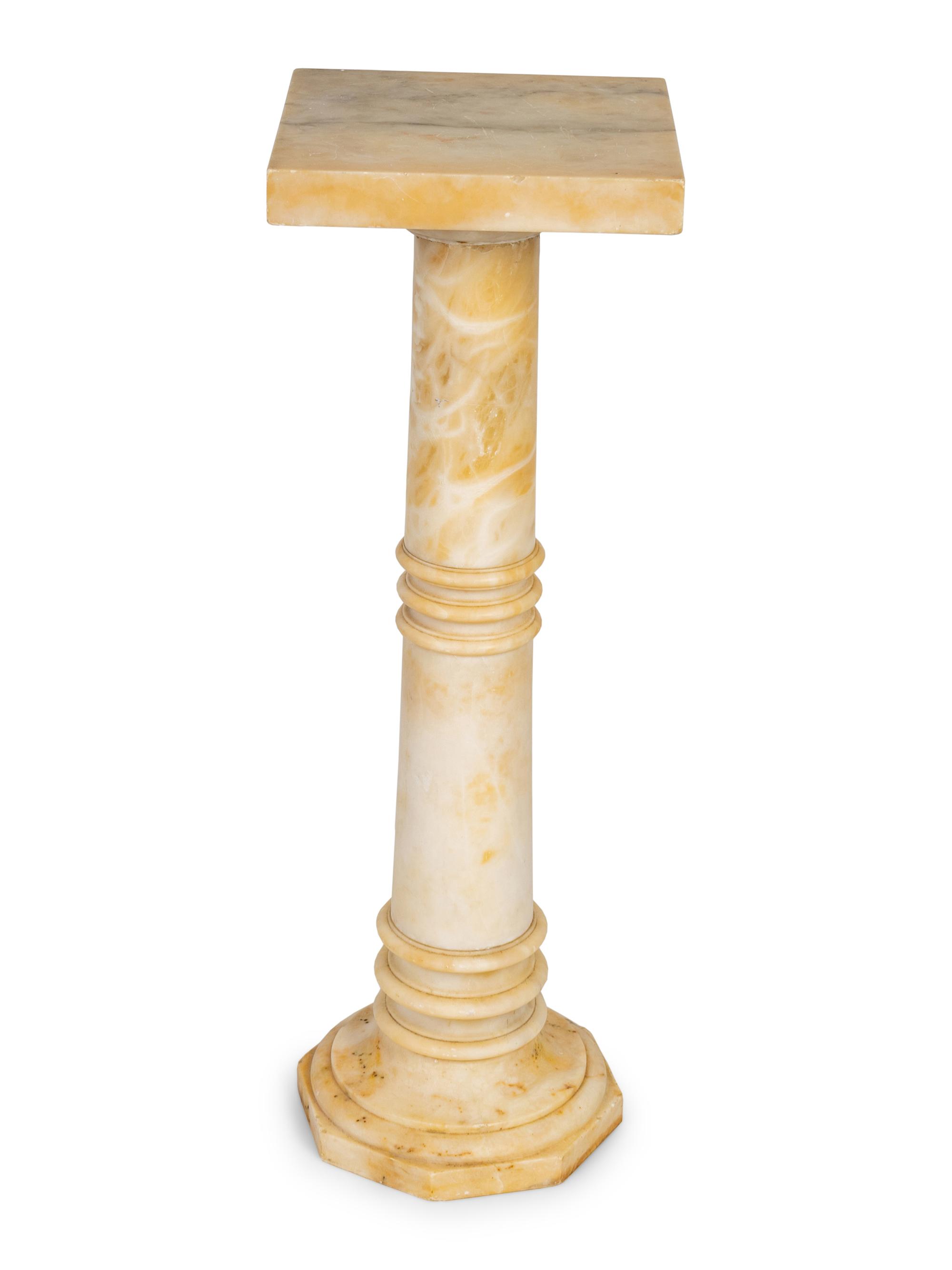 An Alabaster Pedestal — 19TH/20TH CENTURY