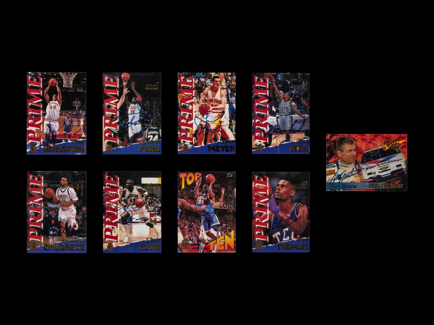 A Collection of Over 80 Assorted 1990s Signed Autograph Trading Cards