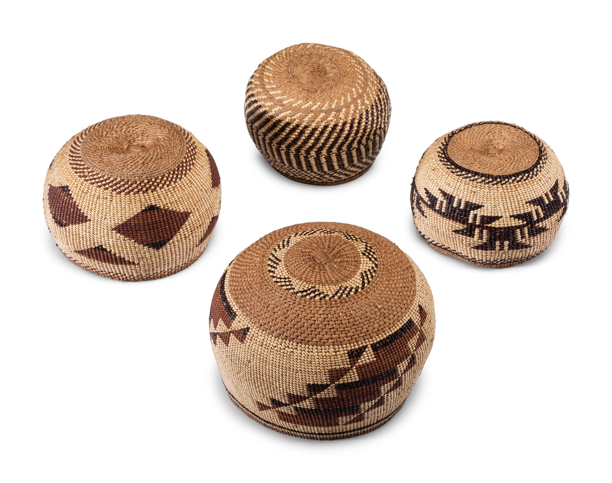 Hupa and Quileute Basketry Bowls