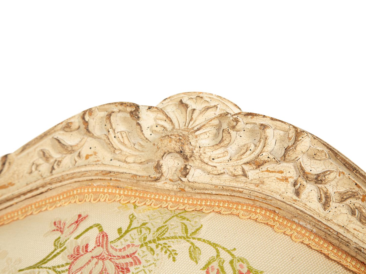 A Pair of Louis XV Style Carved and Painted Fauteuils — 20TH CENTURY