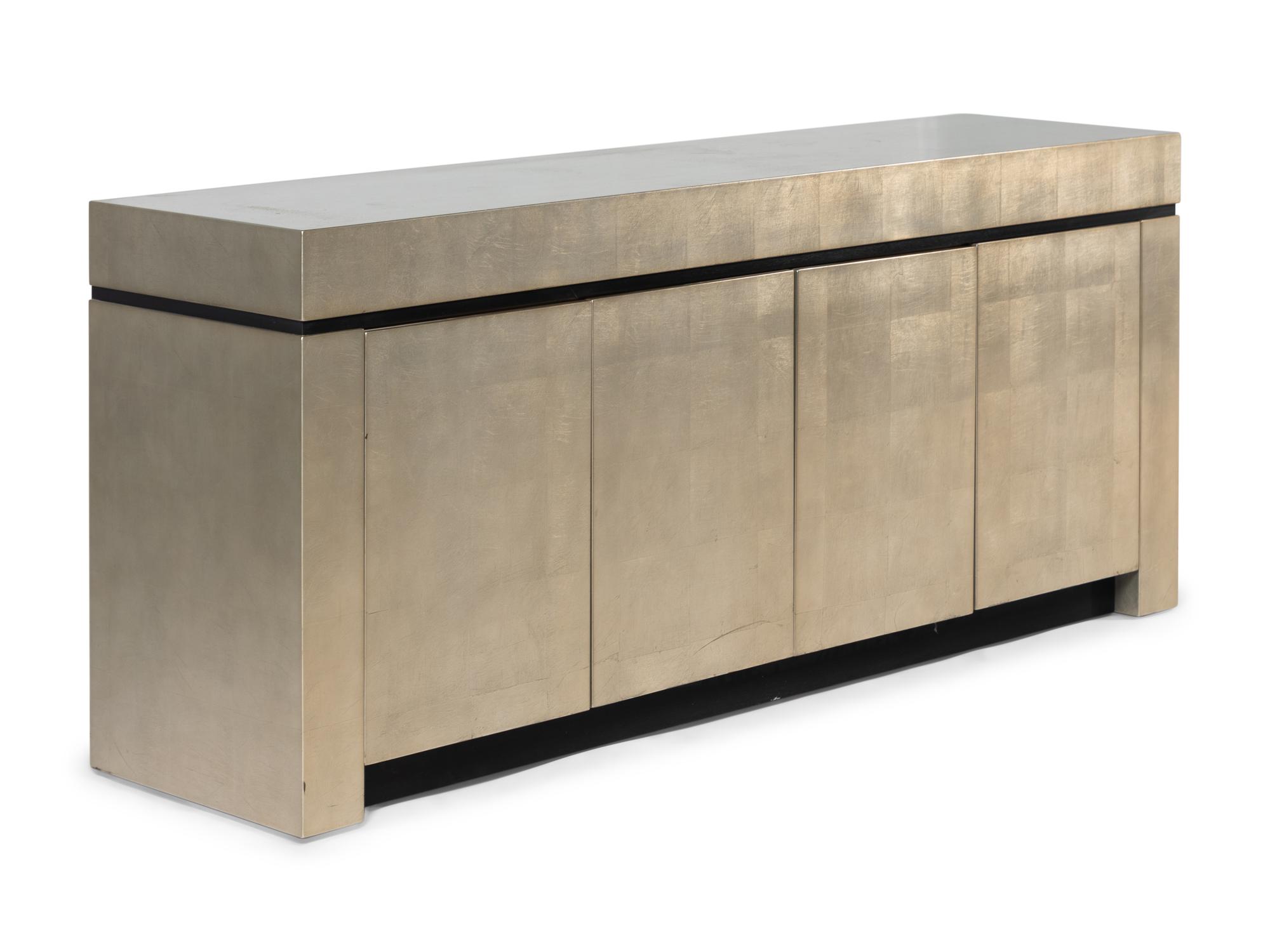 A Custom Silvered Sideboard