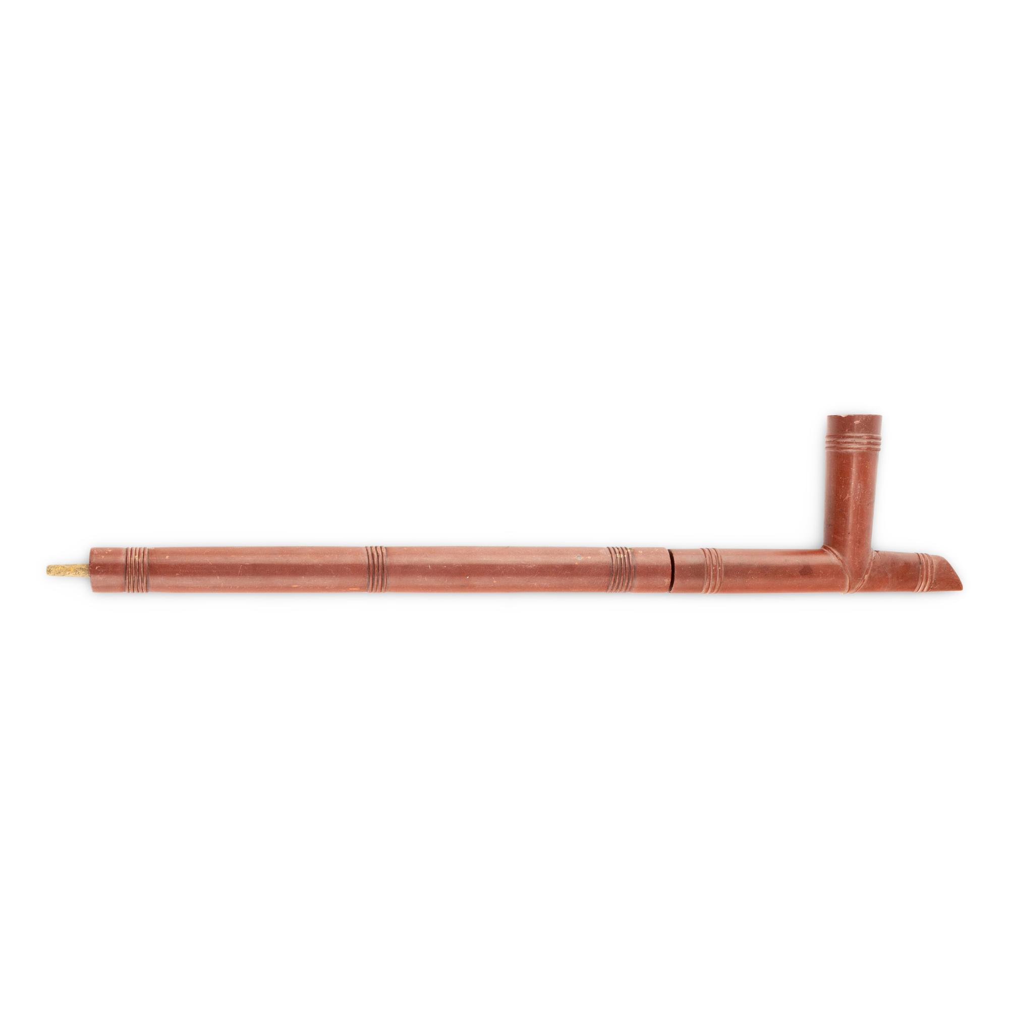 Sioux Catlinite Pipe and Stem