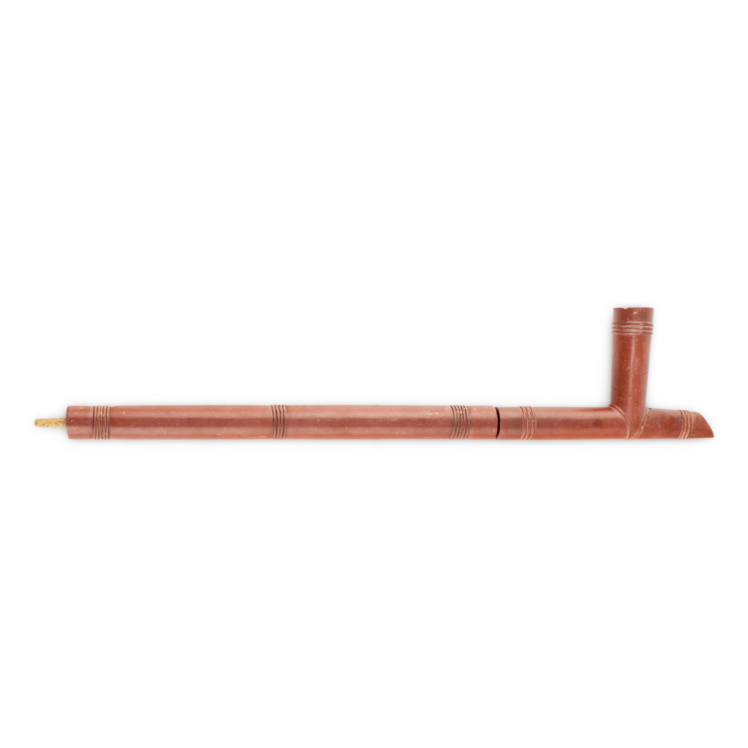 Sioux Catlinite Pipe and Stem