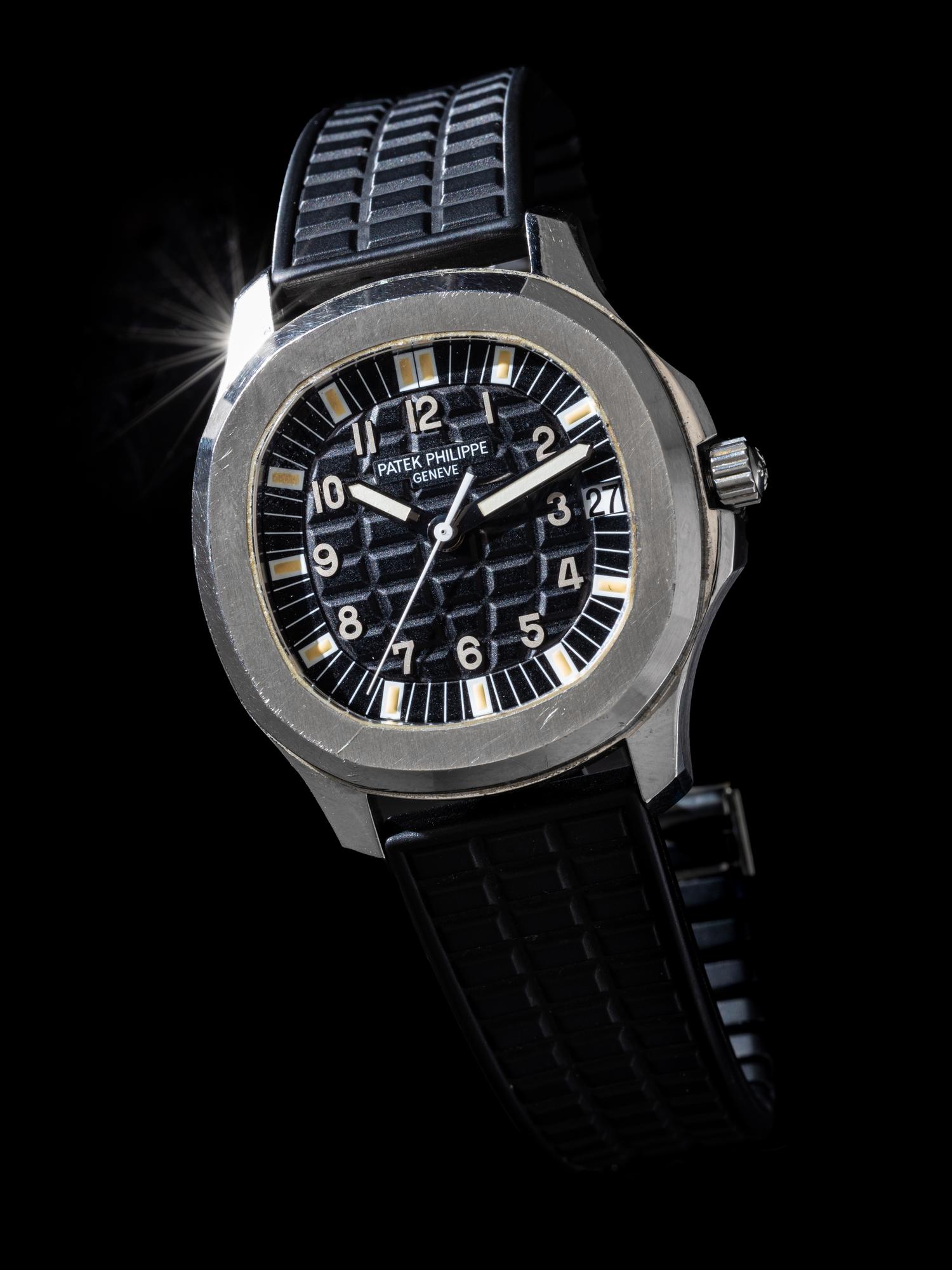 PATEK PHILIPPE, REF. 5065 STAINLESS STEEL JUMBO 'AQUANAUT' WATCH