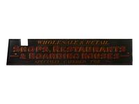 A Pair of Very Large Victorian Hand-Painted Trade Signs