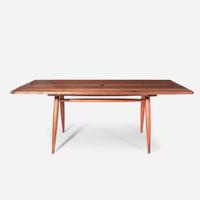 George Nakashima "Turned-Leg" Dining Table, New Hope, Pennsylvania, 1955