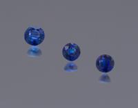 A Collection of Round Mixed Cut Sapphires,