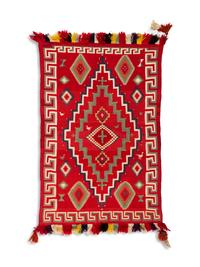 Navajo Pictorial Germantown Weaving / Rug, with Birds
