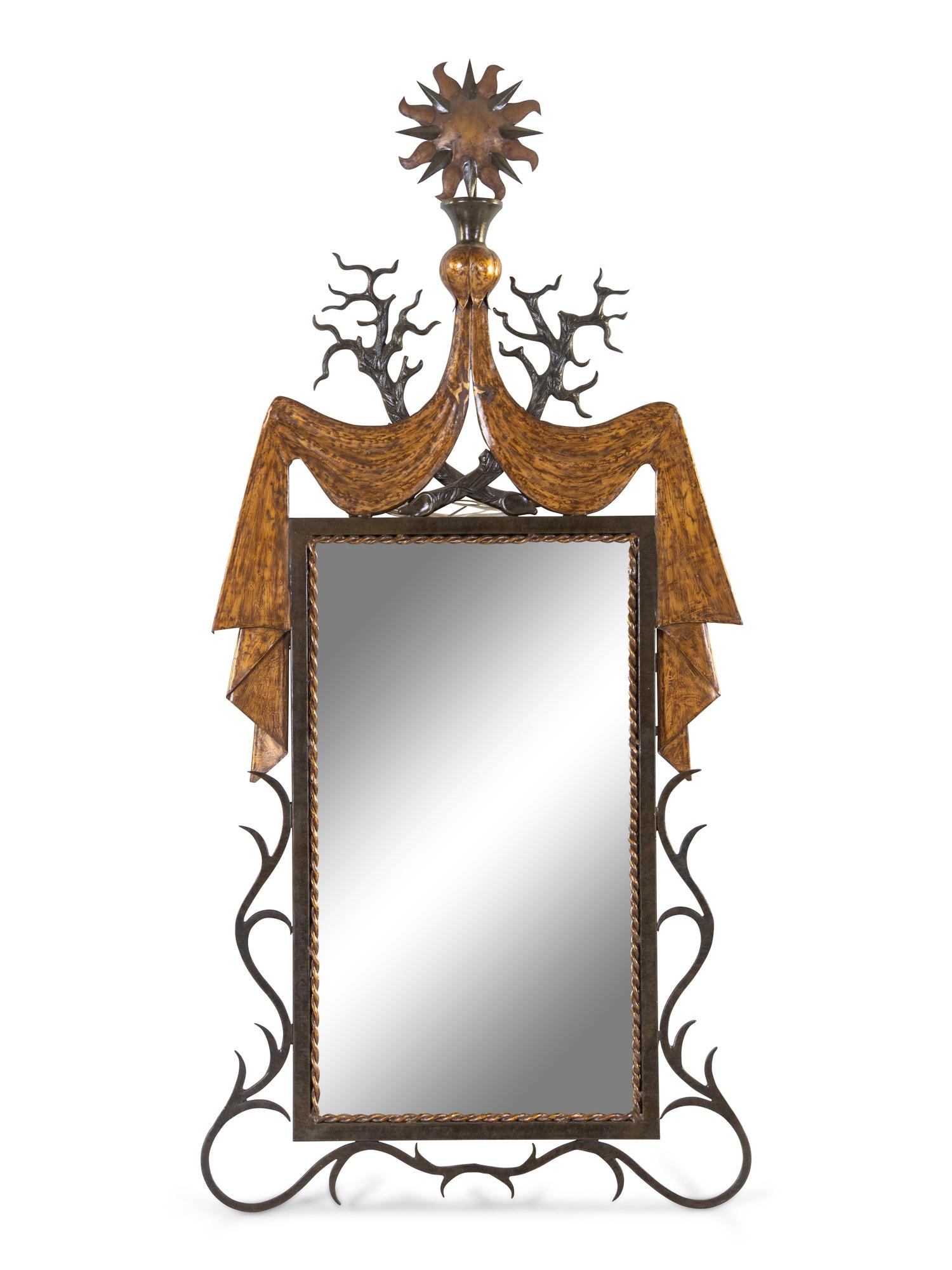 Art Deco Style Wall Mirror