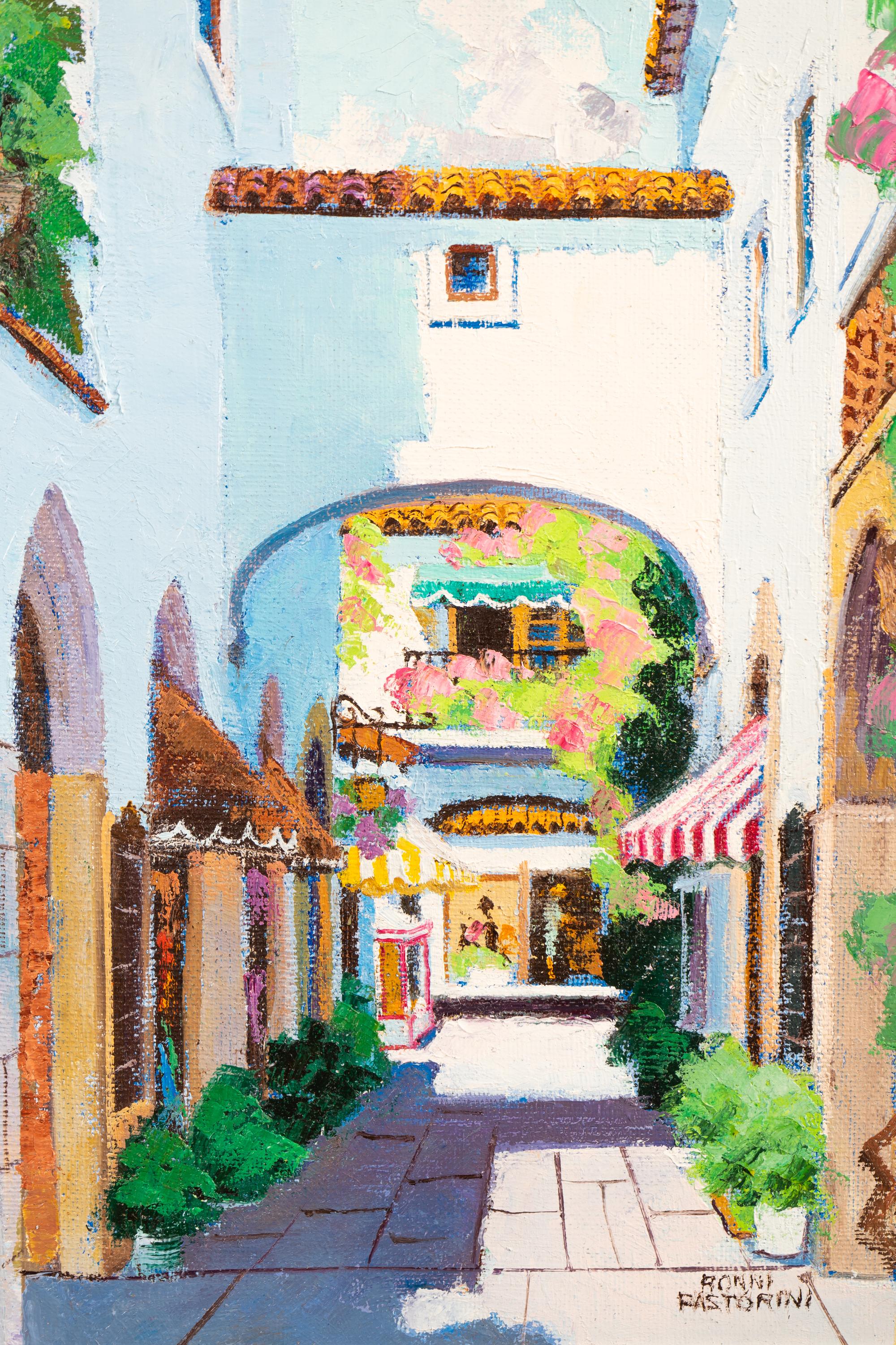 Palm Beach Scenes (Three Paintings)