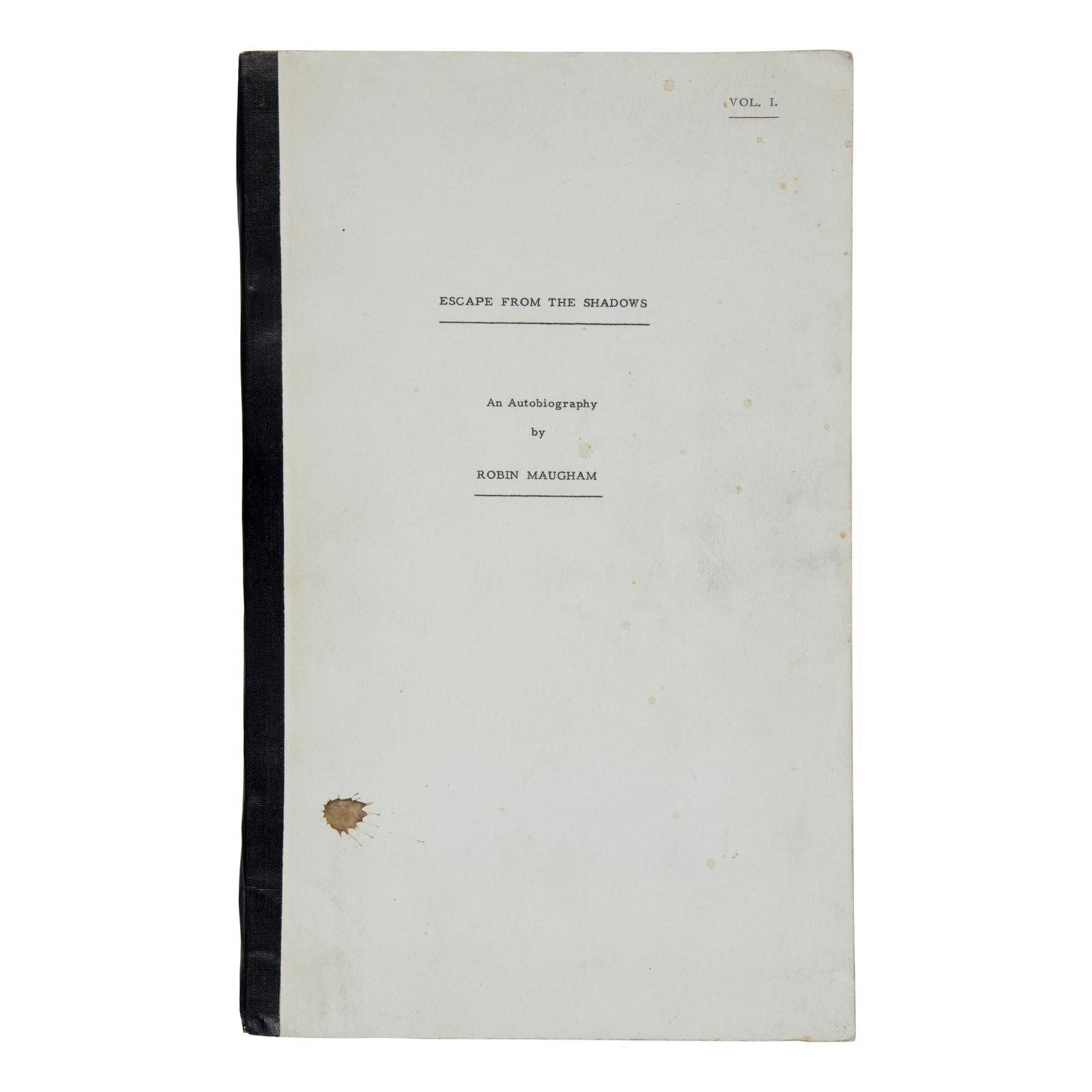 Maugham, Robin (1916-1981). A group of 4 typescripts, comprising: