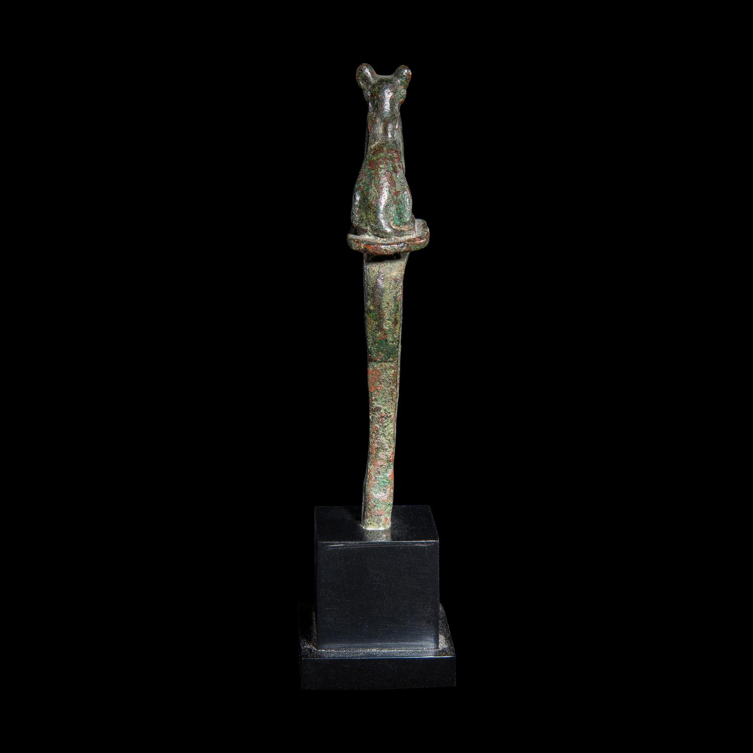 An Egyptian Bronze Cat