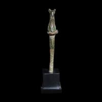 An Egyptian Bronze Cat