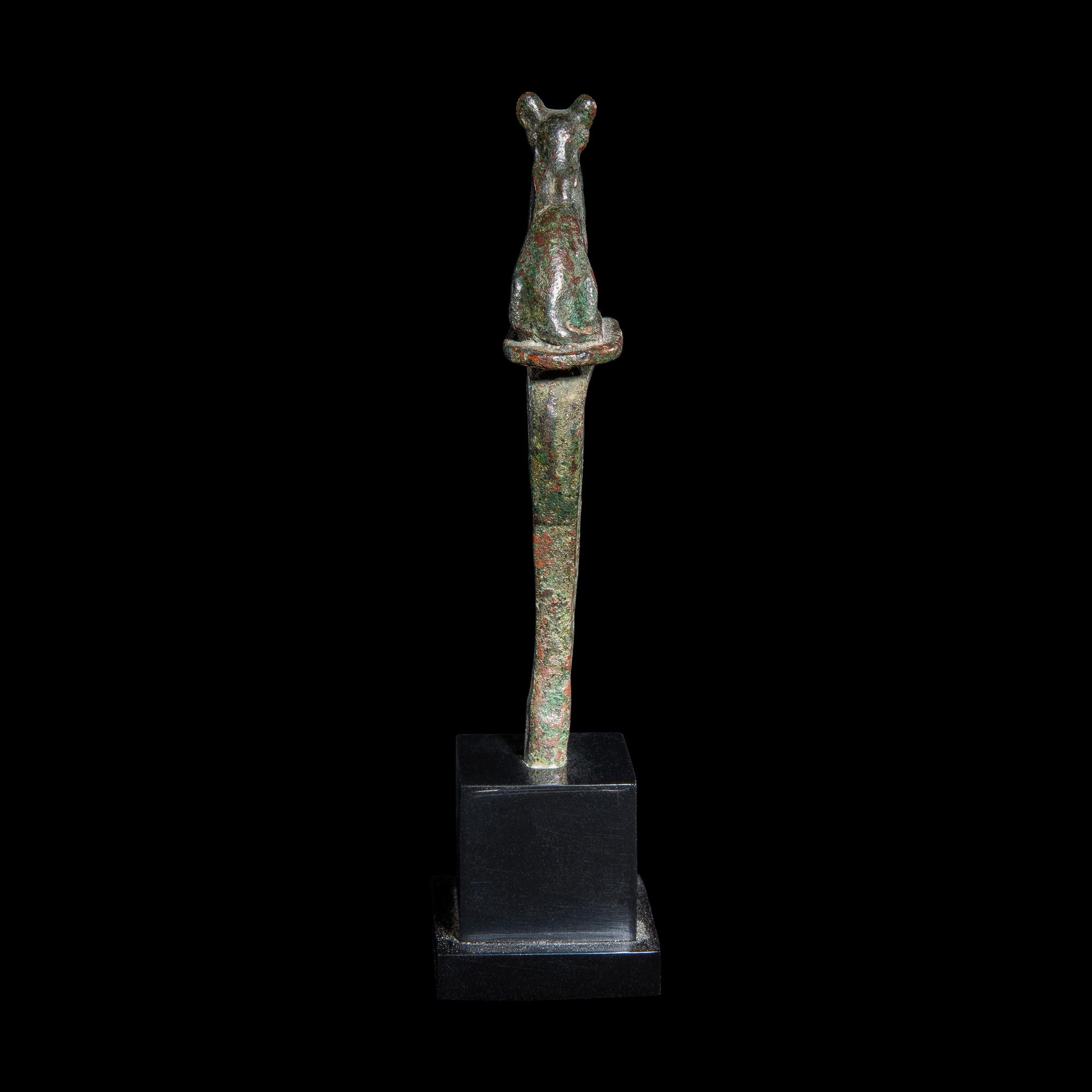 An Egyptian Bronze Cat