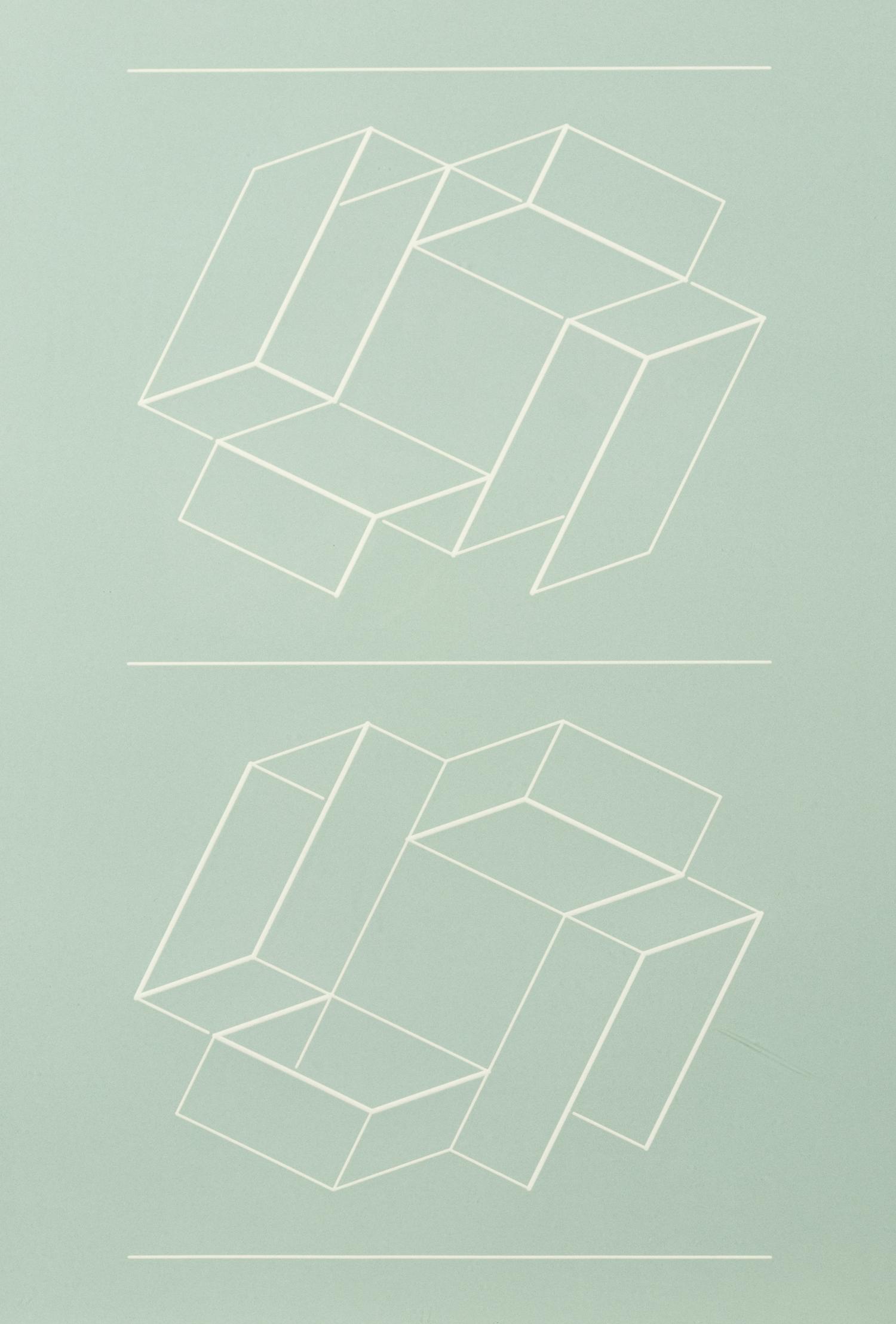 White Embossing on Gray: I-X (complete series)