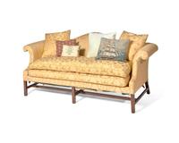 A Chippendale Style Mahogany Camelback Sofa