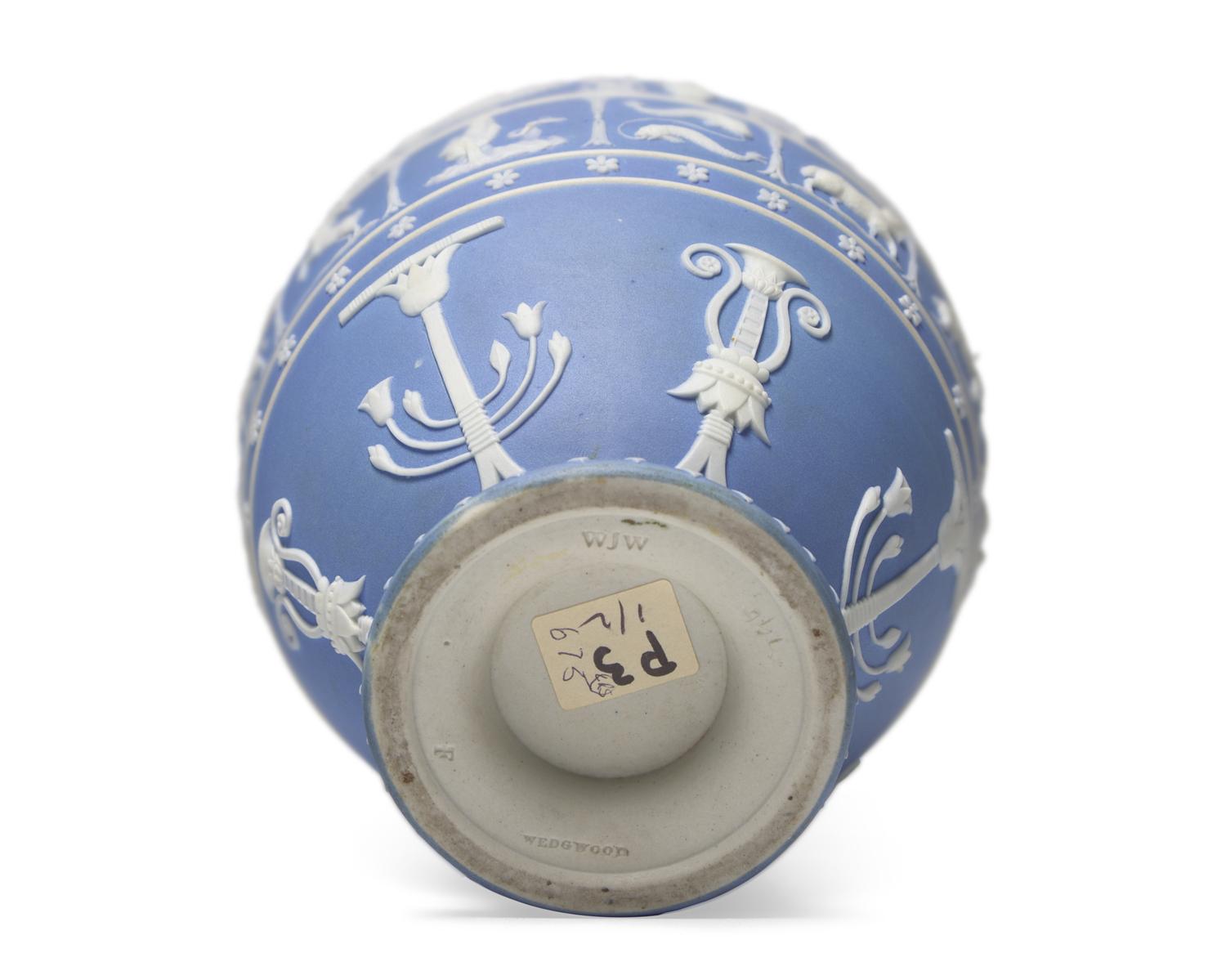 A Wedgwood Jasperware Canopic Jar