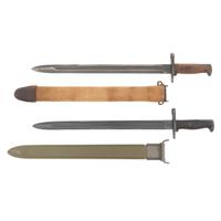Two US Model 1905 Bayonets & Scabbards