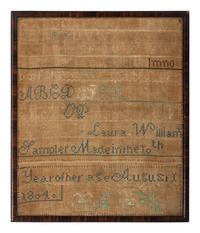 Three Needlework Samplers