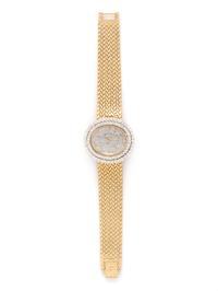 PIAGET, 18K YELLOW GOLD AND DIAMOND WATCH