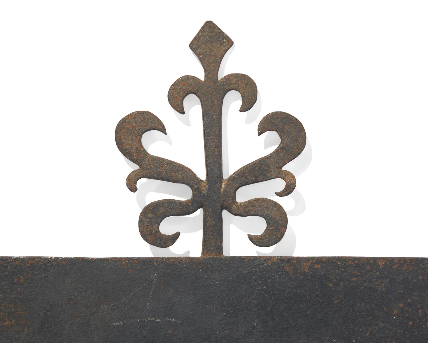 Two Wrought Iron Kitchen Wall Racks, French, Early 19th Century