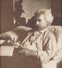 CLEMENS, Samuel ("Mark Twain") (1835-1910). Autograph note signed ("Mark Twain") to John Munro. Hartford, 25 December 1879.