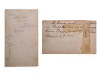 [EARLY PHOTOGRAPHY - AFRICAN]. A group of 4 CDVs featuring African subjects, including: