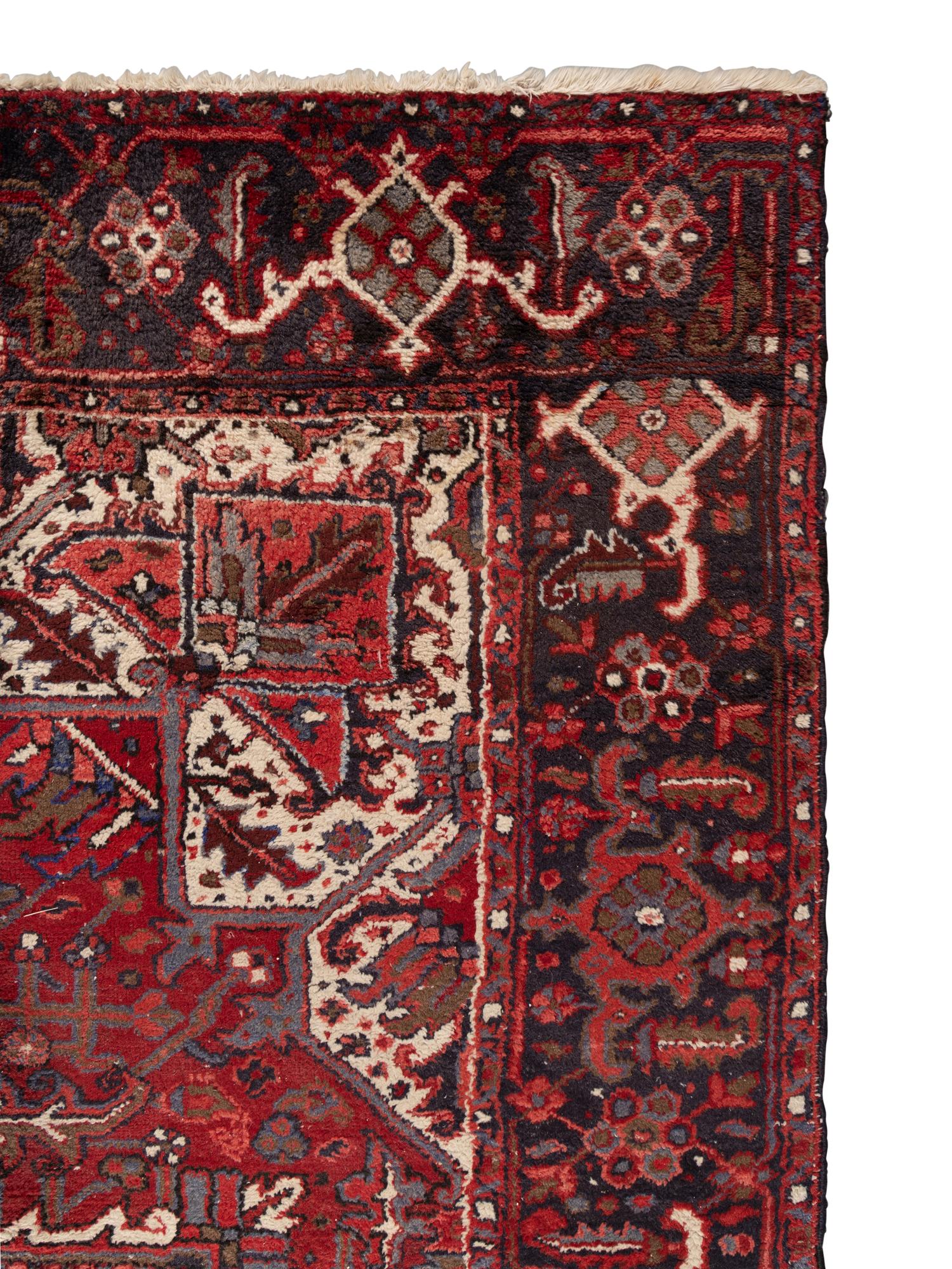 A Heriz Wool Rug