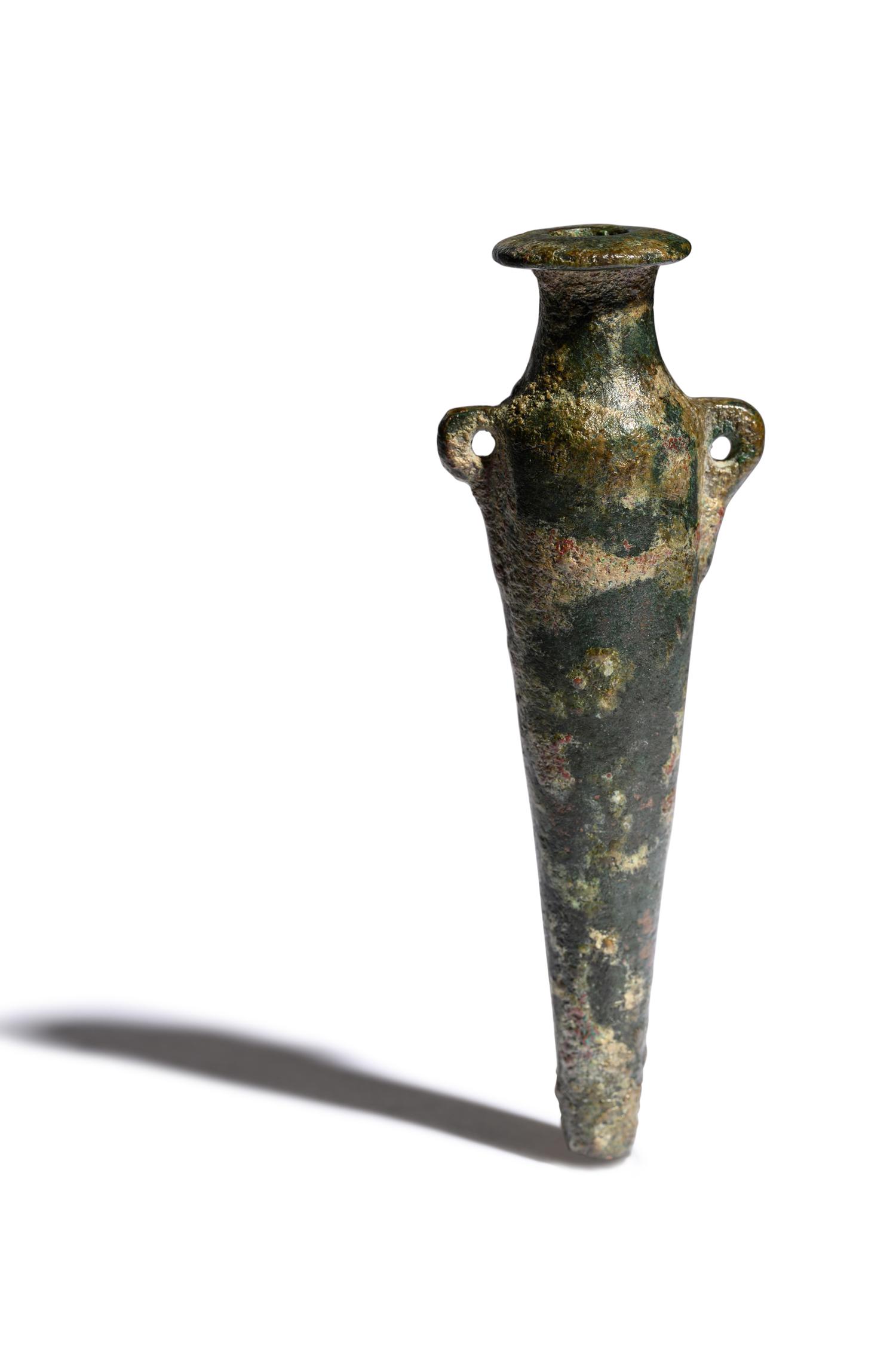 A Graeco-Roman Bronze Amphoriskos