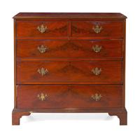 An English Mahogany Chest of Drawers