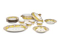 A Coalport Church Gresley Porcelain Service