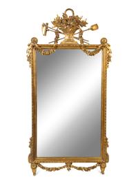 A Louis XVI Style Giltwood Mirror — 20TH CENTURY