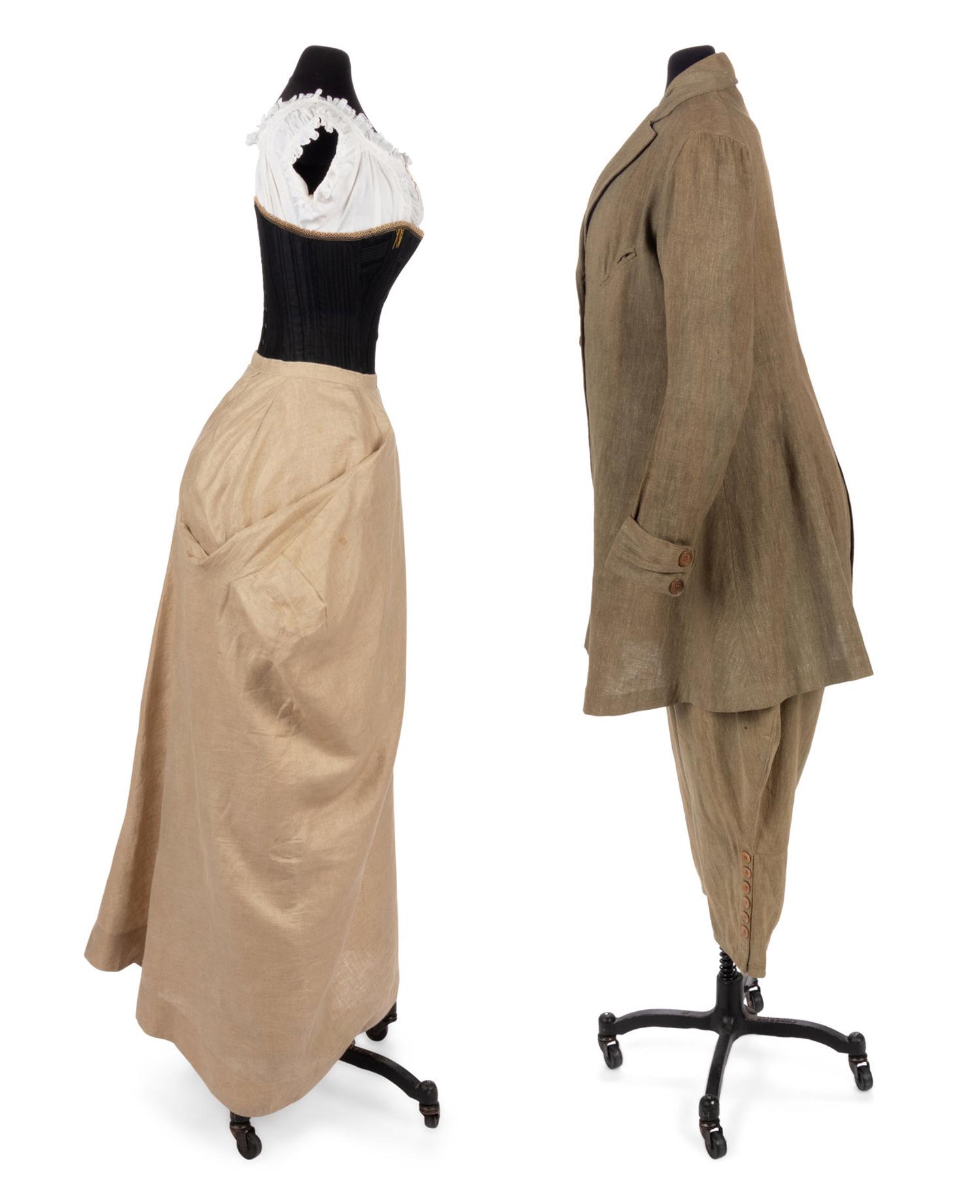 Collection of Women's Riding Clothes & Related Documentation,1890-1910s