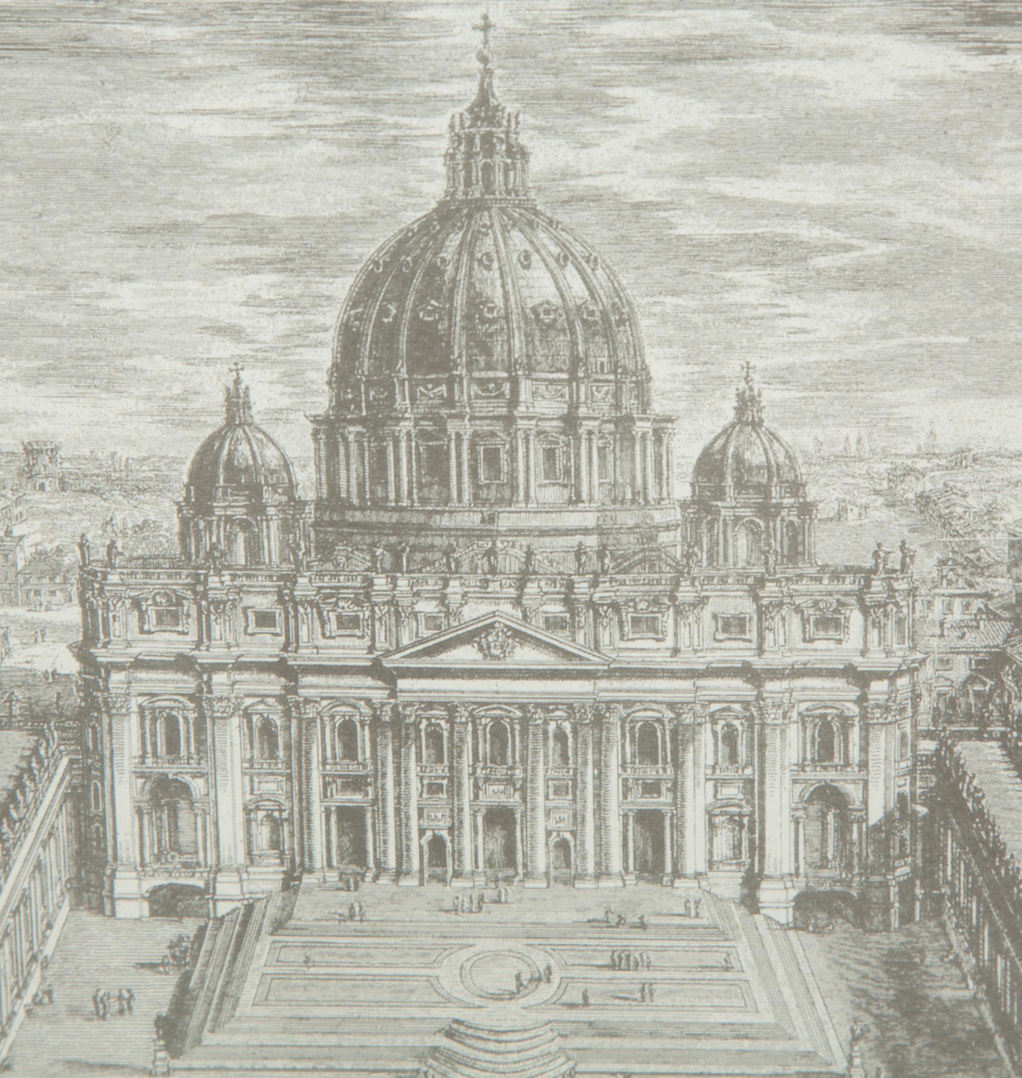 Eight Black and Parcel Gilt Framed Prints After Giovanni Piranesi — 20th Century