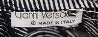 A Gianni Versace Black and Cream Silk Jumpsuit,