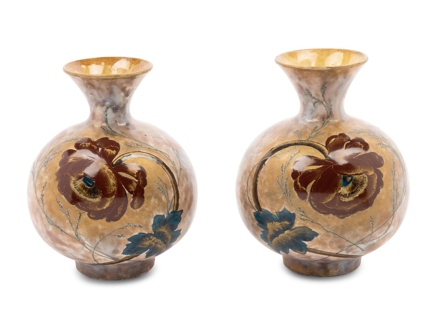 A Pair of French Ceramic Vases