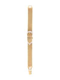 Croton, Nivada Grenchen, 14K Yellow Gold and Diamond Buckle Surprise Watch