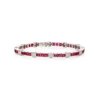 RUBY AND DIAMOND BRACELET