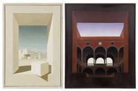 Robert Seguin, (Canadian, 20th century), Cubisme and Le Rendez-vous manque (a group of two works)