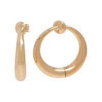 YELLOW GOLD AND DIAMOND EARCLIPS