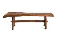 Free Form Live Edge Dining/Console Table, c. 1960