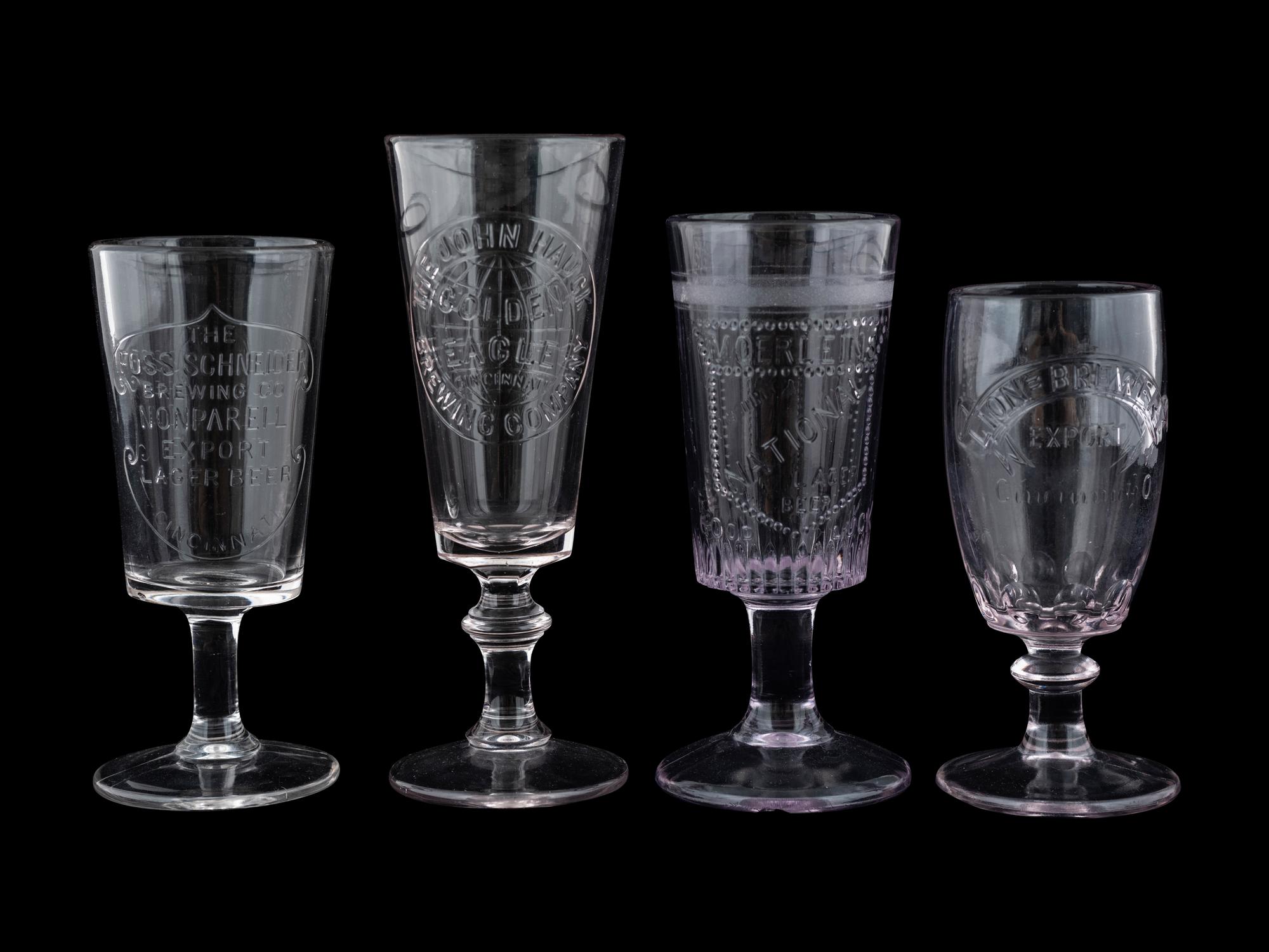 Seven Brewery Advertising Glasses