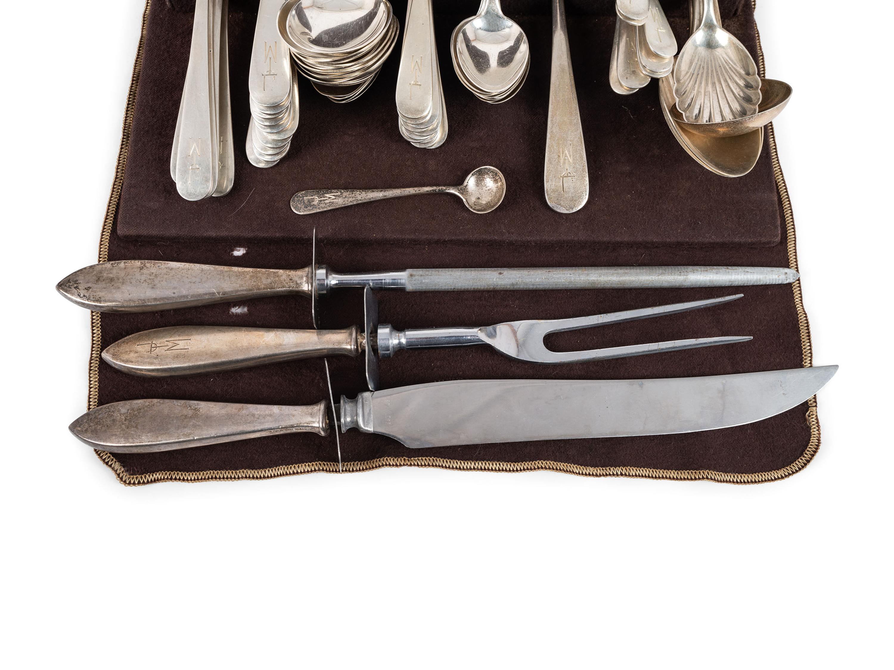 An American Silver Flatware Service