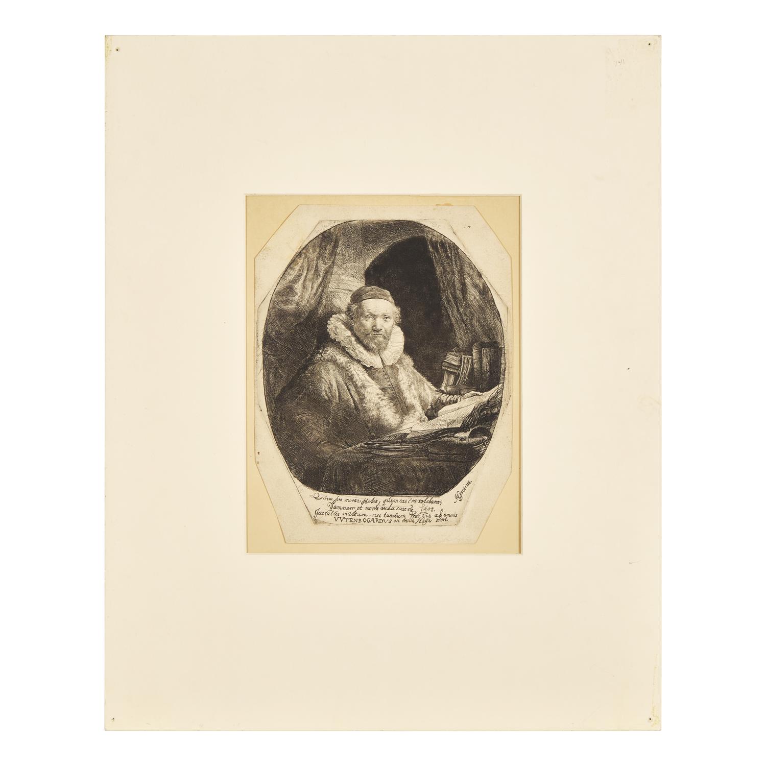 Rembrandt van Rijn (Dutch, 1606–1669) — Jan Uytenbogaert, Preacher of the Remonstrants , 1635