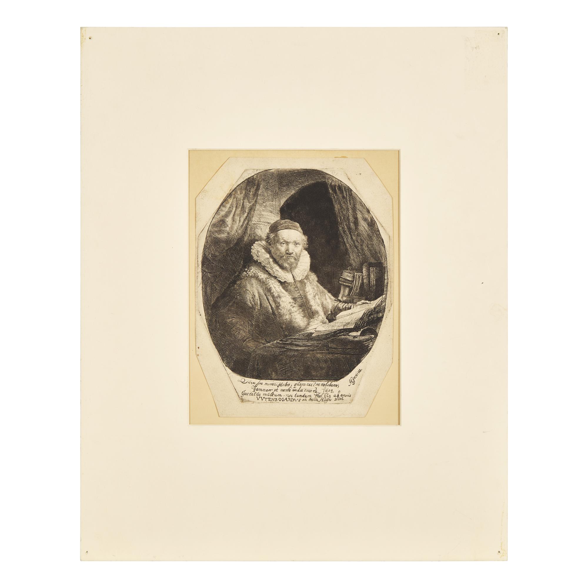 Rembrandt van Rijn (Dutch, 1606–1669) — Jan Uytenbogaert, Preacher of the Remonstrants , 1635