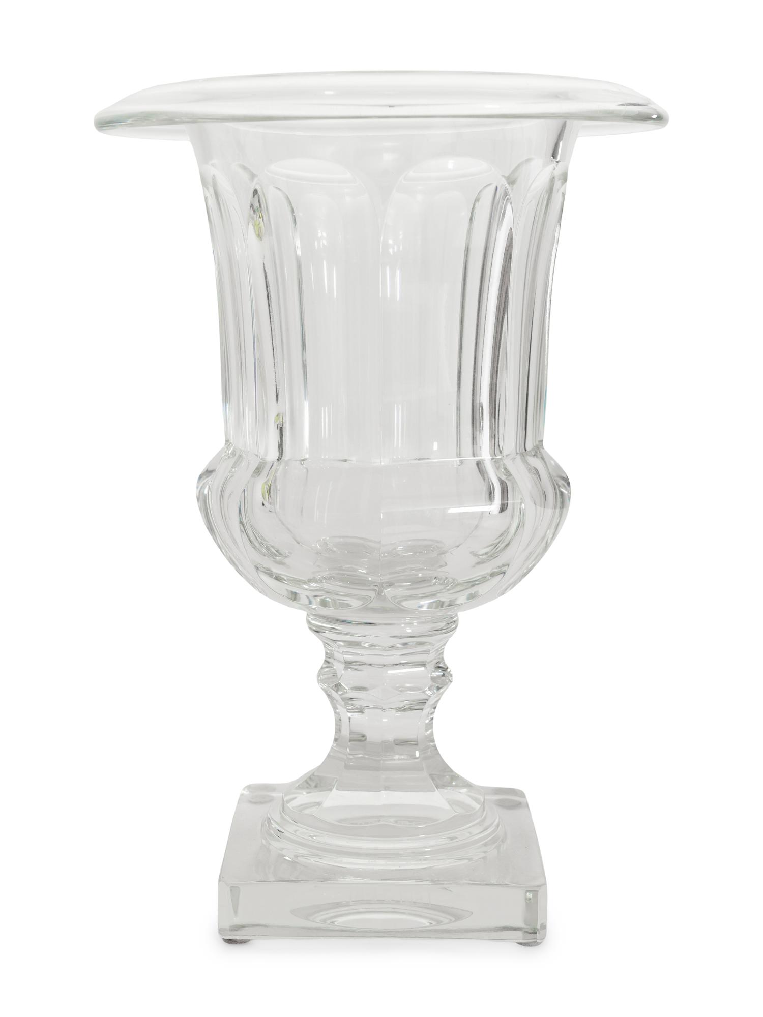 A Large Baccarat Campana Vase
