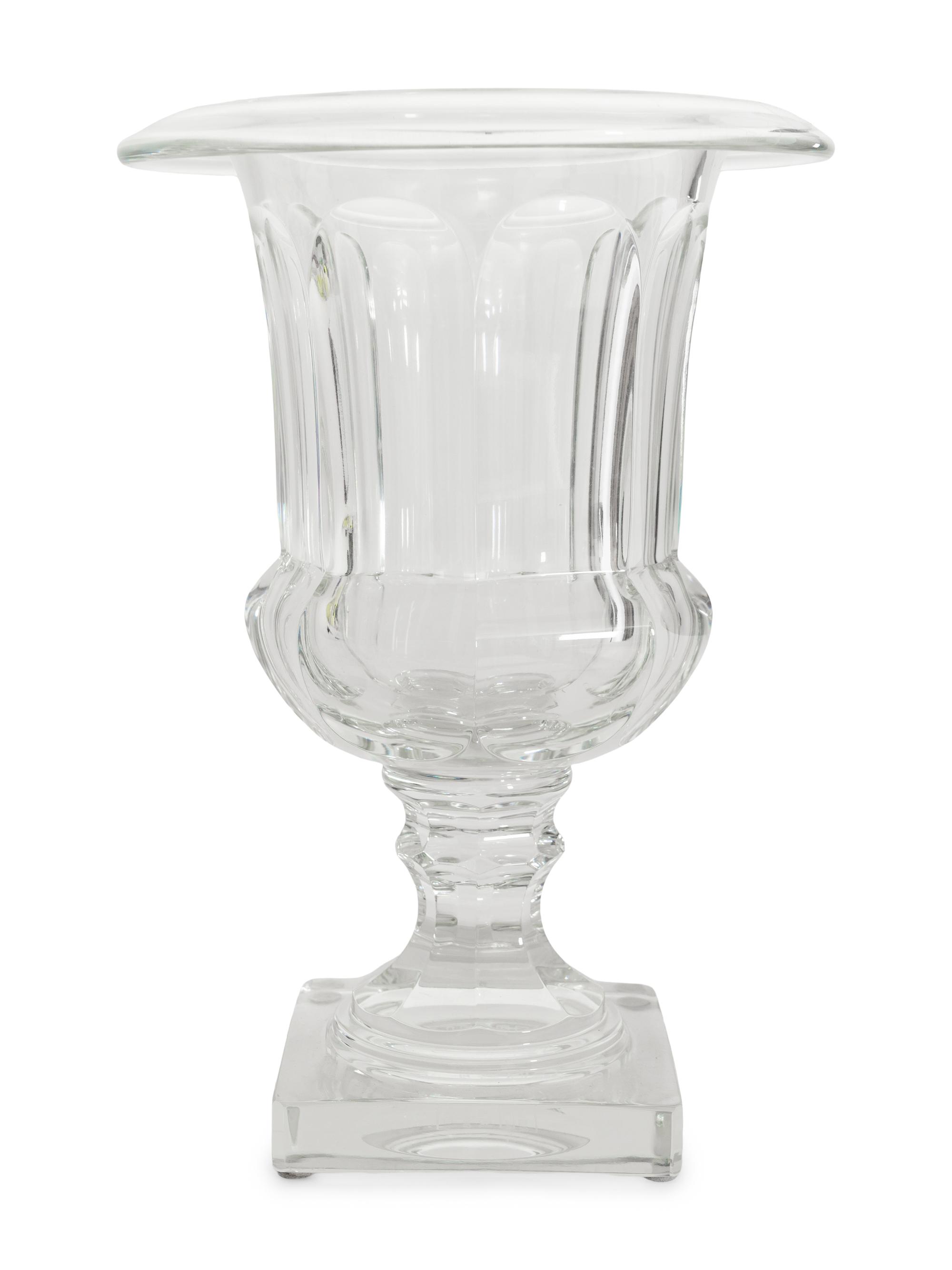 A Large Baccarat Campana Vase