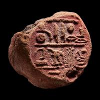 An Egyptian Funerary Cone Fragment for the Chief Wab-Priest, Sobekmose